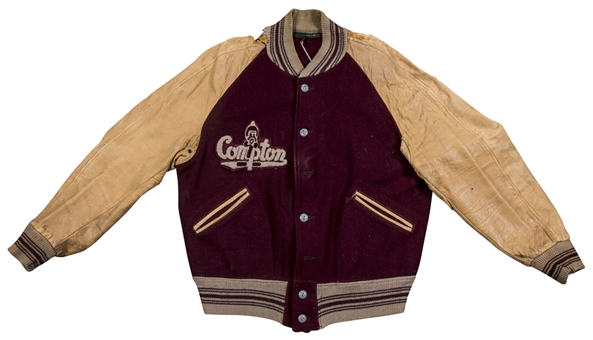 1940s Joe Perry Worn Compton College Football Jacket (Perry LOA)